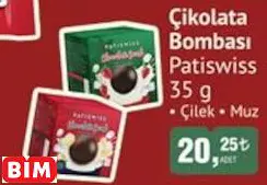 PATİSWİSS ÇİKOLATA BOMBASI